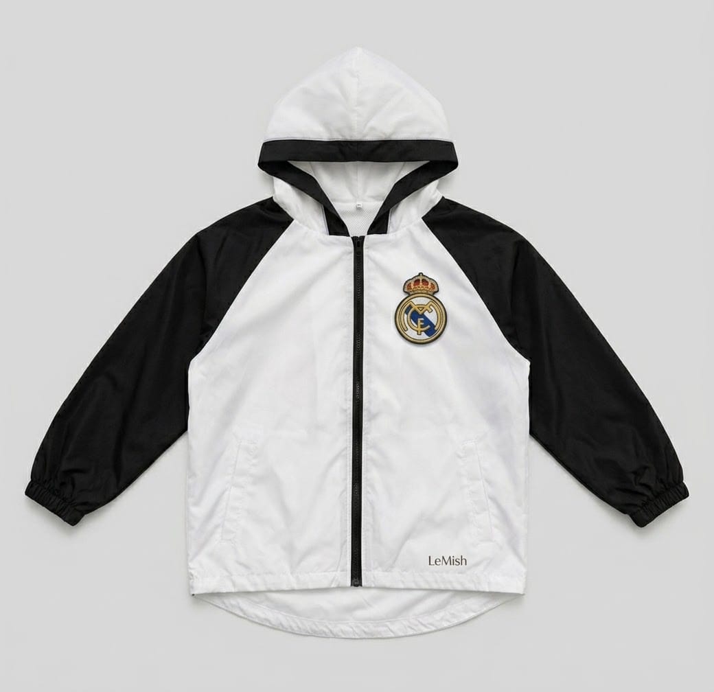 Chaqueta impermeable Real Madrid para perro