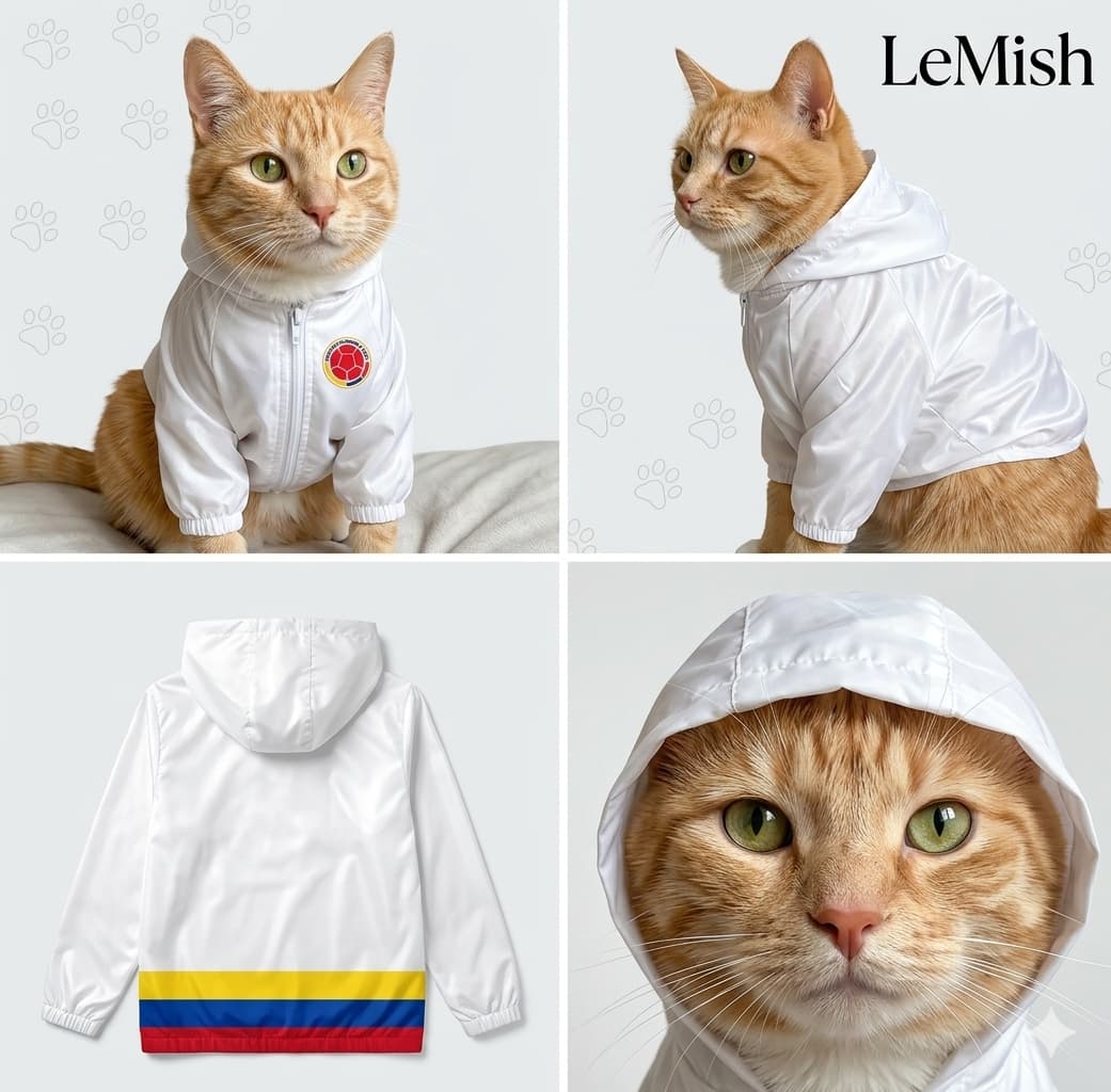 Chaqueta Impermeable Selección Colombia Cat