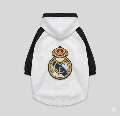 Chaqueta impermeable Real Madrid para perro